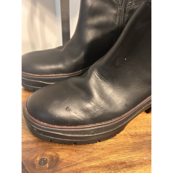 Timberland Malynn Waterproof Chelsea Boots Booties Women’s Size 9 Black Grunge - Picture 9 of 9